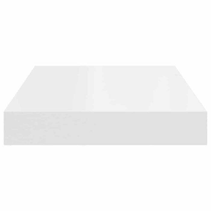 Raft de perete suspendat, alb, 40x23,5x3,8 cm, MDF WALTI