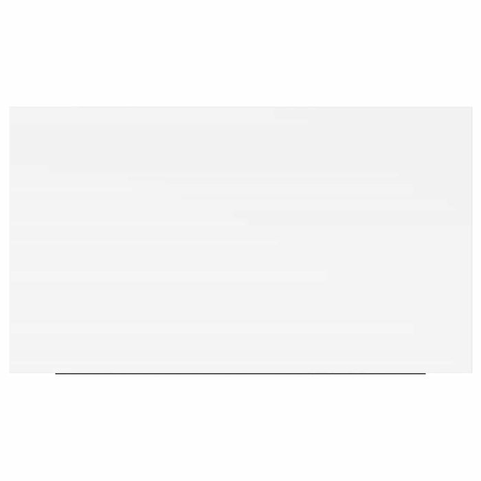 Raft de perete suspendat, alb, 40x23,5x3,8 cm, MDF WALTI