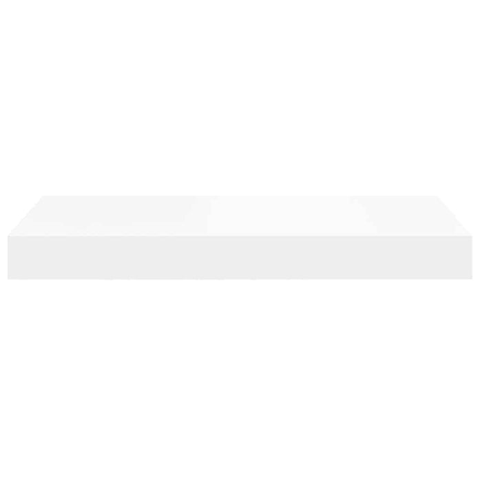 Rafturi de perete suspendate, 2 buc., alb, 40x23,5x3,8 cm, MDF WALTI