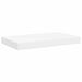 Rafturi de perete suspendate, 4 buc., alb, 40x23x3,8 cm, MDF - WALTI WALTI