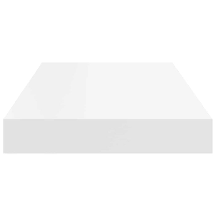 Raft de perete suspendat, alb, 50x23,5x3,8 cm, MDF WALTI