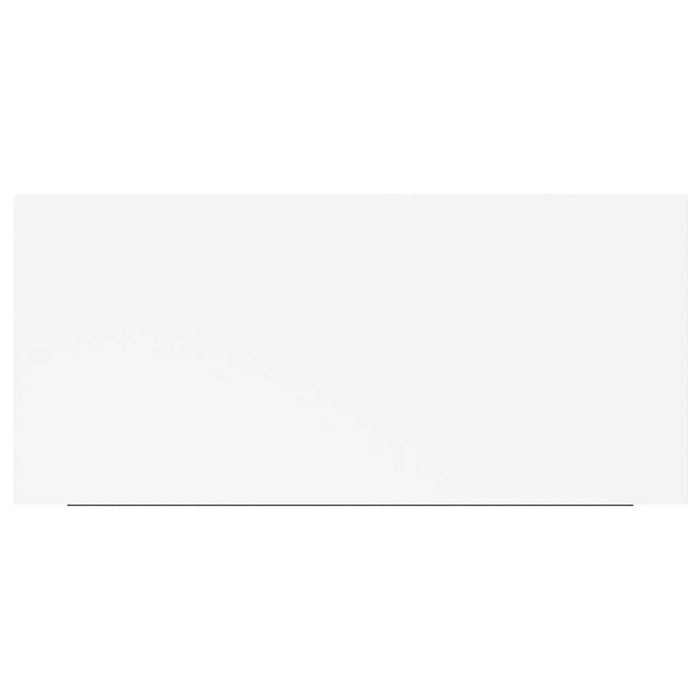Raft de perete suspendat, alb, 50x23,5x3,8 cm, MDF WALTI