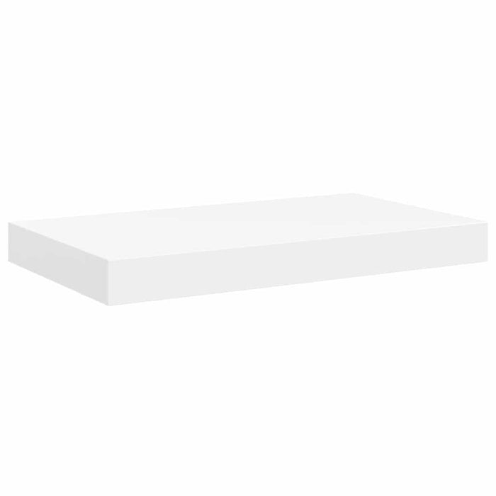 Rafturi de perete suspendate, 2 buc., alb, 50x23,5x3,8 cm, MDF WALTI