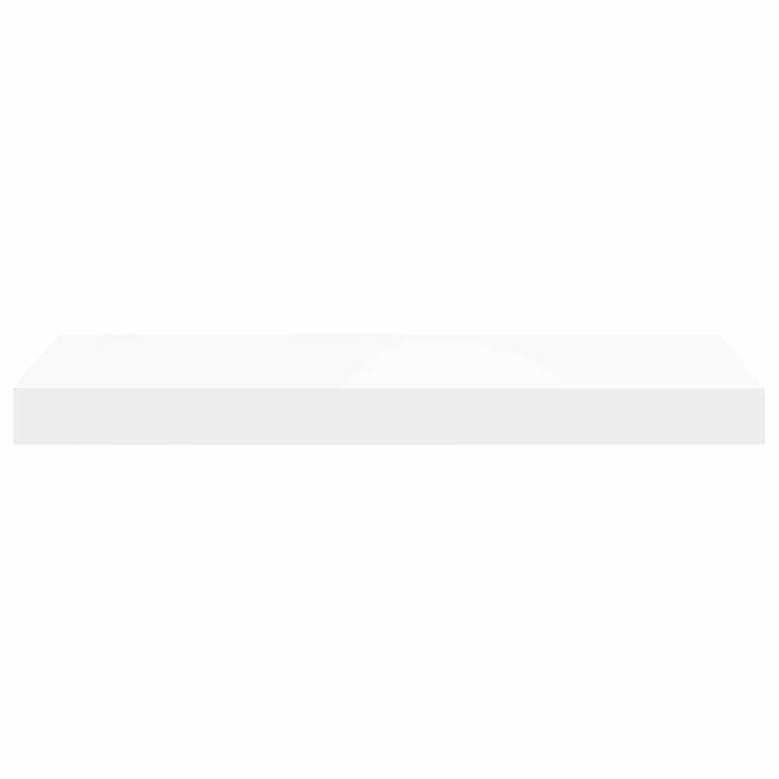 Rafturi de perete suspendate, 2 buc., alb, 50x23,5x3,8 cm, MDF WALTI