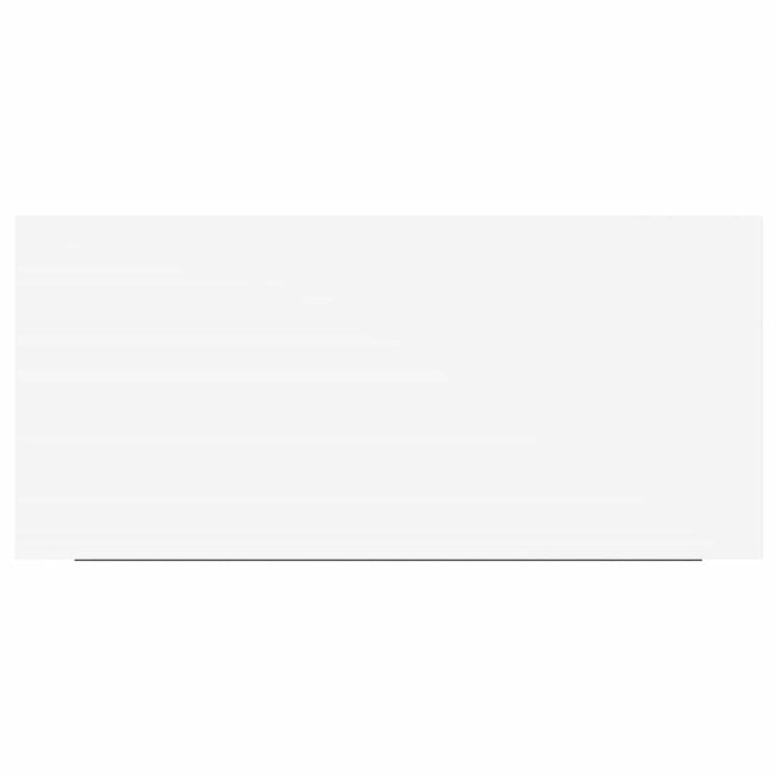 Rafturi de perete suspendate, 2 buc., alb, 50x23,5x3,8 cm, MDF WALTI