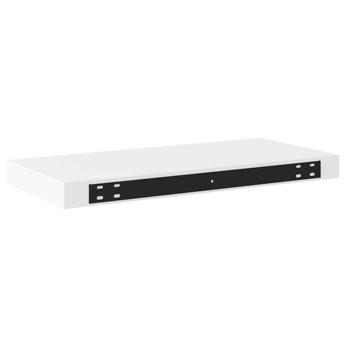 Rafturi de perete suspendate, 4 buc., alb, 50x23,5x3,8 cm, MDF WALTI