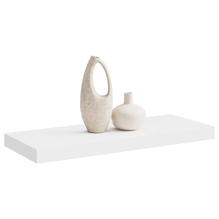 Raft de perete suspendat, alb, 60x23,5x3,8 cm, MDF - WALTI WALTI