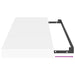 Raft de perete suspendat, alb, 60x23,5x3,8 cm, MDF - WALTI WALTI