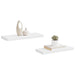 Rafturi de perete suspendate, 2 buc., alb, 60x23,5x3,8 cm, MDF - WALTI WALTI