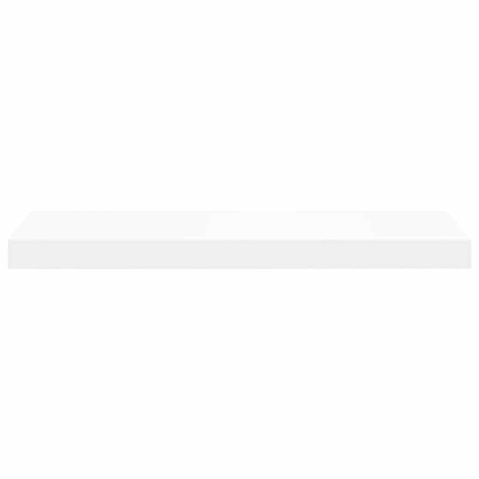 Rafturi de perete suspendate, 2 buc., alb, 60x23,5x3,8 cm, MDF - WALTI WALTI