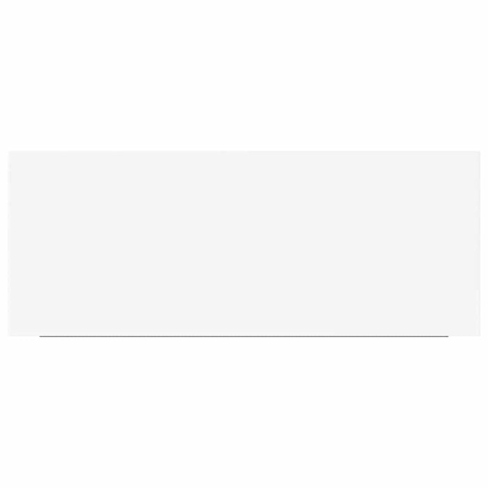 Rafturi de perete suspendate, 4 buc., alb, 60x23,5x3,8 cm, MDF - WALTI WALTI