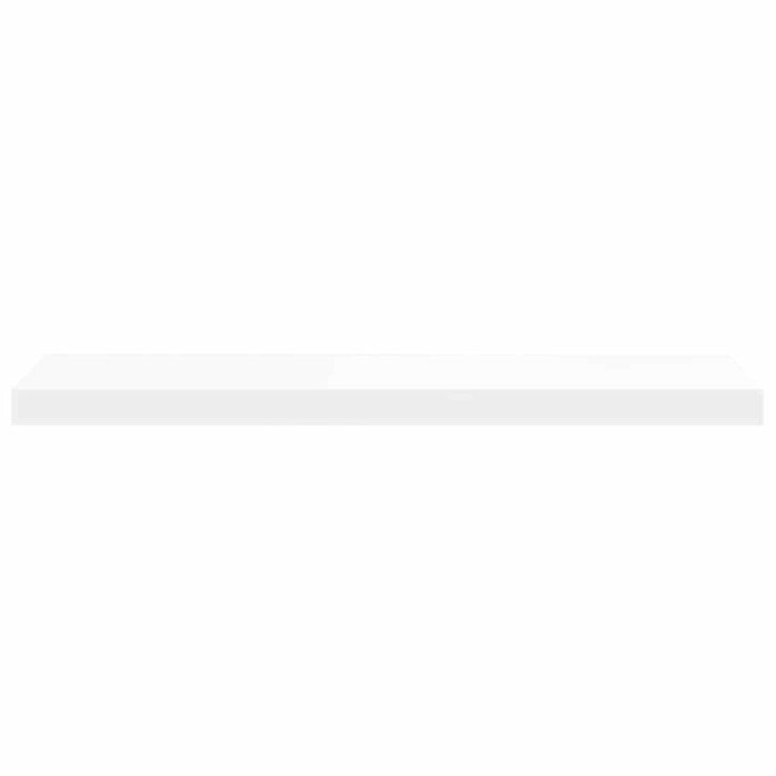 Raft de perete suspendat, alb, 80x23,5x3,8 cm, MDF - WALTI WALTI