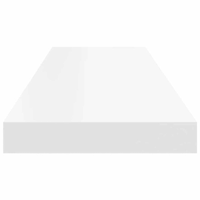 Raft de perete suspendat, alb, 80x23,5x3,8 cm, MDF - WALTI WALTI