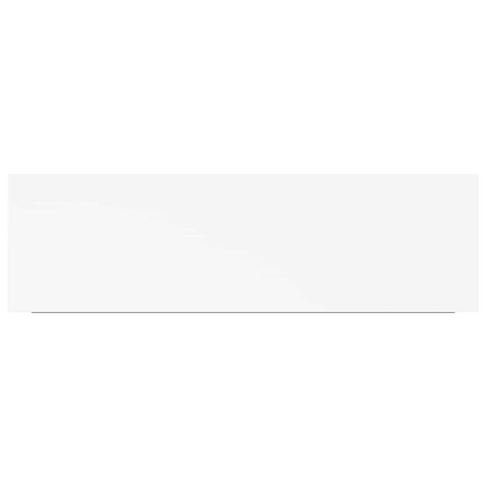 Raft de perete suspendat, alb, 80x23,5x3,8 cm, MDF - WALTI WALTI