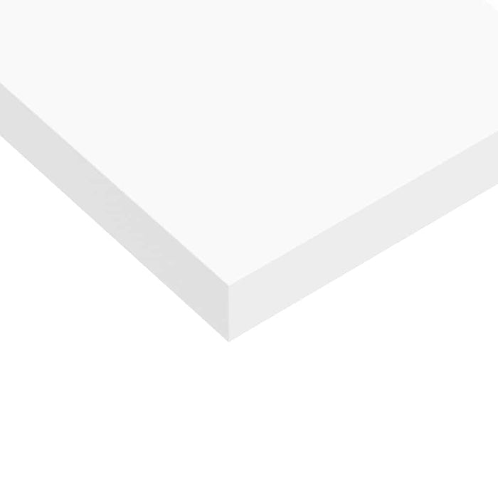 Raft de perete suspendat, alb, 80x23,5x3,8 cm, MDF - WALTI WALTI