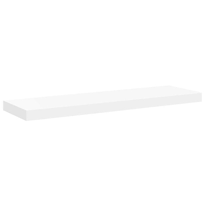 Rafturi de perete suspendate, 2 buc., alb, 80x23,5x3,8 cm, MDF - WALTI WALTI