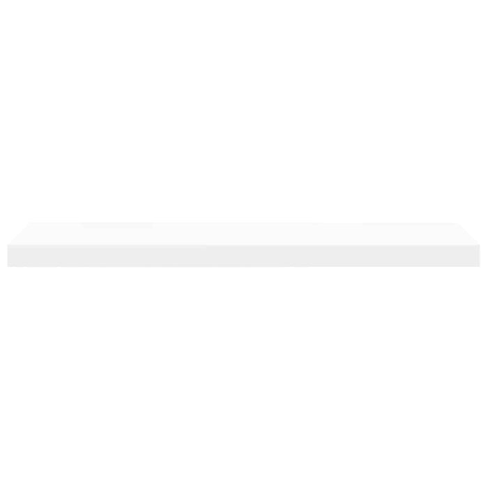 Rafturi de perete suspendate, 2 buc., alb, 80x23,5x3,8 cm, MDF - WALTI WALTI
