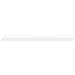 Rafturi de perete suspendate, 2 buc., alb, 80x23,5x3,8 cm, MDF - WALTI WALTI