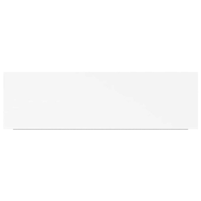 Rafturi de perete suspendate, 2 buc., alb, 80x23,5x3,8 cm, MDF - WALTI WALTI