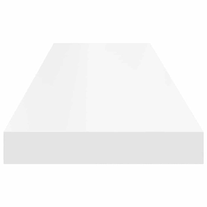 Raft de perete suspendat, alb, 90x23,5x3,8 cm, MDF - WALTI WALTI
