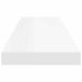 Raft de perete suspendat, alb, 90x23,5x3,8 cm, MDF - WALTI WALTI