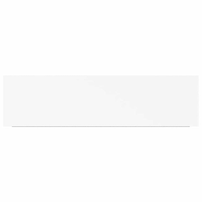 Raft de perete suspendat, alb, 90x23,5x3,8 cm, MDF - WALTI WALTI
