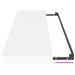 Raft de perete suspendat, alb, 90x23,5x3,8 cm, MDF - WALTI WALTI