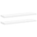 Rafturi de perete suspendate, 2 buc., alb, 90x23,5x3,8 cm, MDF - WALTI WALTI