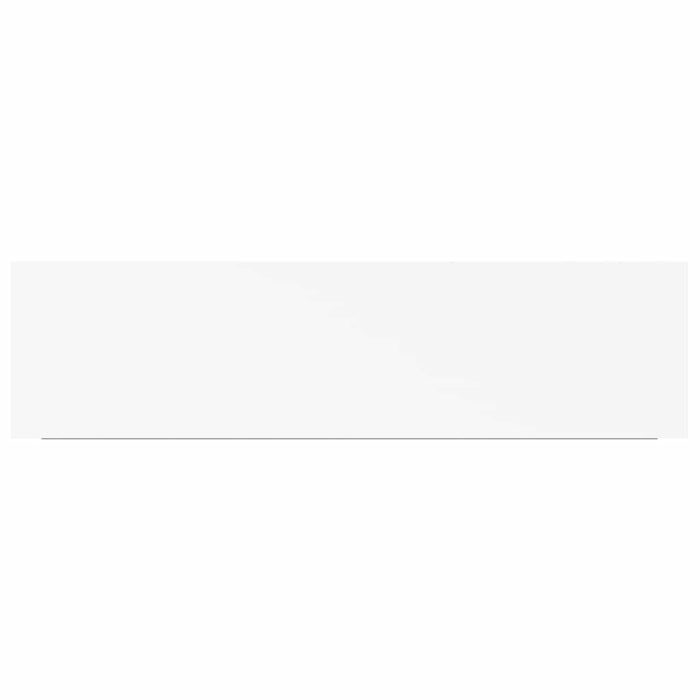 Rafturi de perete suspendate, 2 buc., alb, 90x23,5x3,8 cm, MDF - WALTI WALTI