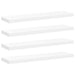 Rafturi de perete suspendate, 4 buc., alb, 90x23,5x3,8 cm, MDF - WALTI WALTI