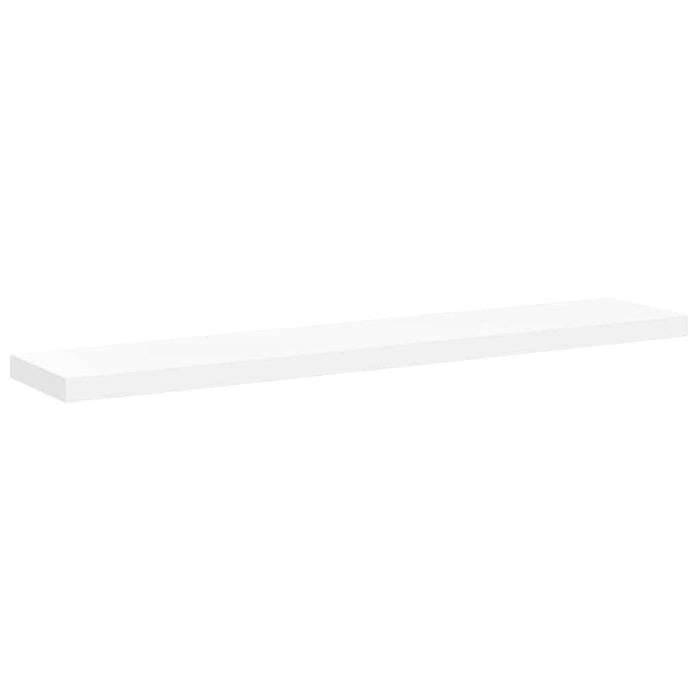 Raft de perete suspendat, alb, 120x23,5x3,8 cm, MDF - WALTI WALTI