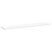 Raft de perete suspendat, alb, 120x23,5x3,8 cm, MDF - WALTI WALTI