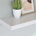 Raft de perete suspendat, alb, 120x23,5x3,8 cm, MDF - WALTI WALTI
