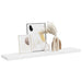 Raft de perete suspendat, alb, 120x23,5x3,8 cm, MDF - WALTI WALTI