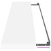 Raft de perete suspendat, alb, 120x23,5x3,8 cm, MDF - WALTI WALTI