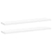 Rafturi de perete suspendate, 2 buc., alb, 120x23,5x3,8 cm, MDF - WALTI WALTI