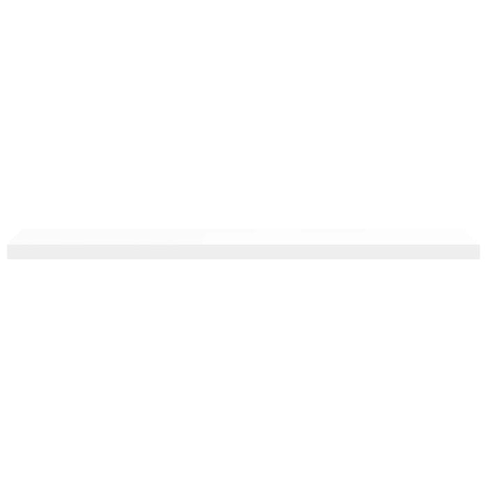 Rafturi de perete suspendate, 2 buc., alb, 120x23,5x3,8 cm, MDF - WALTI WALTI