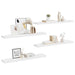 Rafturi de perete, 4 buc., alb, 120 x 23,5 x 3,8 cm, MDF - WALTI WALTI