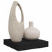 Raft de perete suspendat, negru, 23x23,5x3,8 cm, MDF - WALTI WALTI