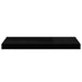 Raft de perete suspendat, negru, 60x23,5x3,8 cm, MDF - WALTI WALTI