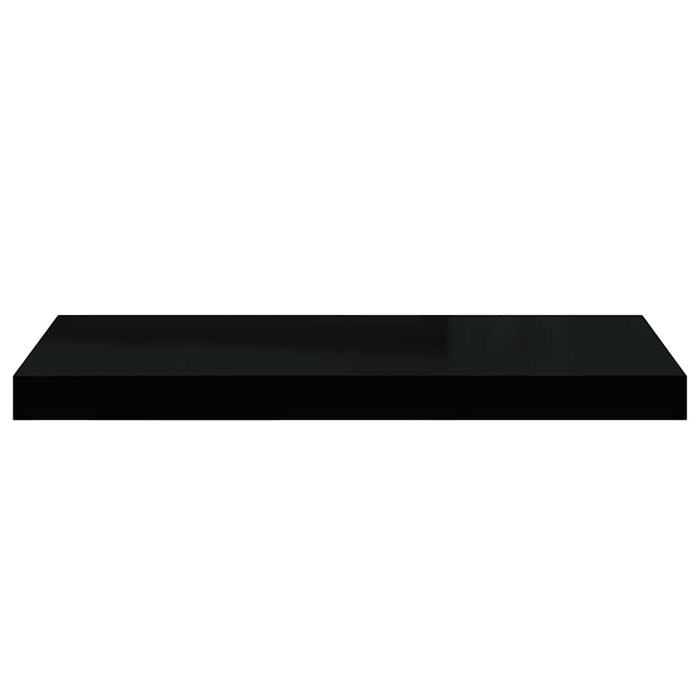 Rafturi de perete suspendate, 2 buc., negru, 60x23,5x3,8 cm MDF - WALTI WALTI