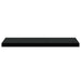 Raft de perete suspendat, negru, 80x23,5x3,8 cm, MDF - WALTI WALTI
