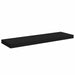 Rafturi de perete suspendate 2 buc., negru, 80x23,5x3,8 cm, MDF - WALTI WALTI