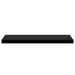Rafturi de perete suspendate 2 buc., negru, 80x23,5x3,8 cm, MDF - WALTI WALTI