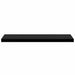 Raft de perete suspendat, negru, 90x23,5x3,8 cm, MDF - WALTI WALTI