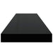 Raft de perete suspendat, negru, 90x23,5x3,8 cm, MDF - WALTI WALTI