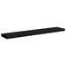 Raft de perete suspendat, negru, 120x23,5x3,8 cm, MDF - WALTI WALTI