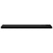 Raft de perete suspendat, negru, 120x23,5x3,8 cm, MDF - WALTI WALTI