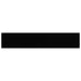 Rafturi de perete suspendate 4 buc. negru 120x23,5x3,8 cm MDF - WALTI WALTI