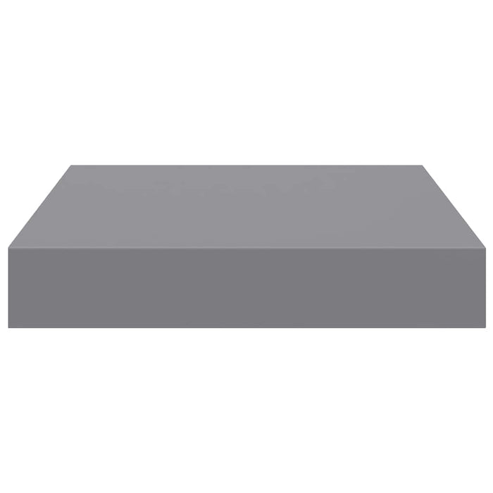Raft de perete suspendat, gri, 23x23,5x3,8 cm, MDF - WALTI WALTI